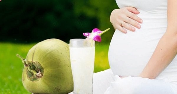 Những lợi ích khi mang thai uống nước dừa
